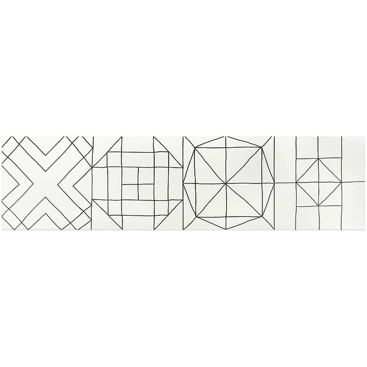 Dexter Natural White 9x34 Matte Porcelain Tile