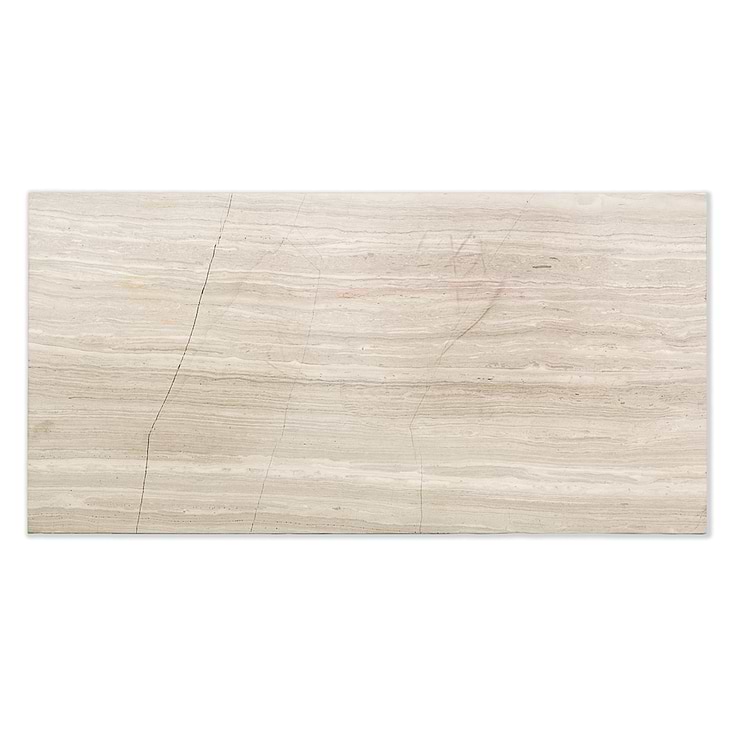 Wooden Beige 12x24 Honed Marble Tile