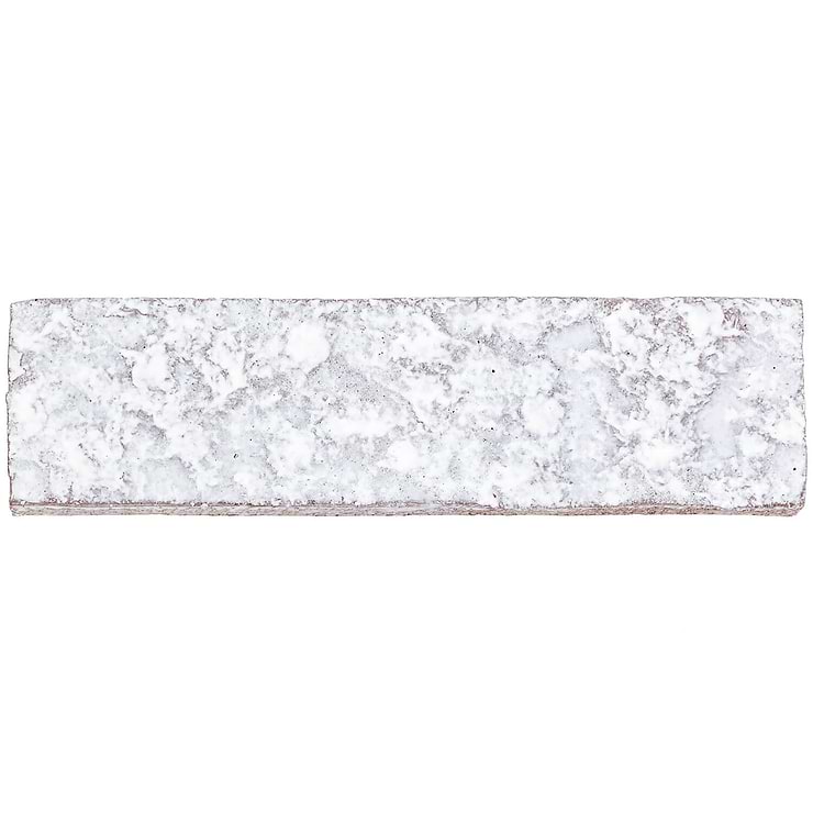 Easton Mesa Polished White 2x8 Clay Tile