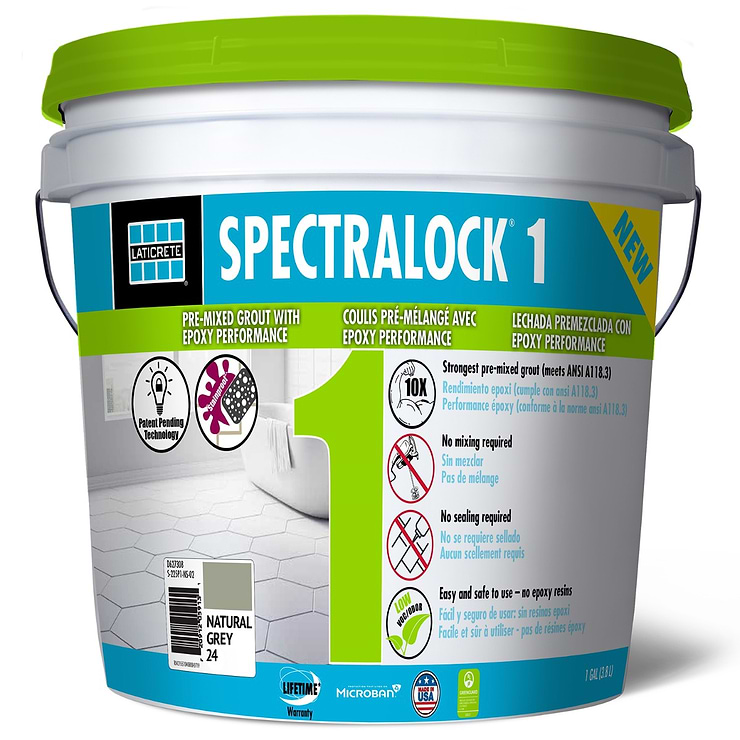 Laticrete SpectraLock 1 Natural Gray Grout - Gallon