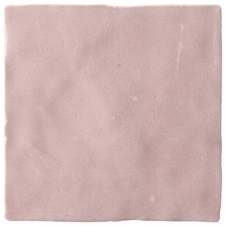 Portmore Pink 4x4 Glazed Ceramic Wall Tile