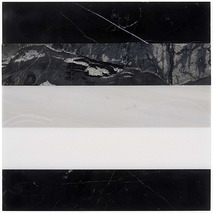 Arc Night 12x12 Polished Marble By Elizabeth Sutton: Pattern 11