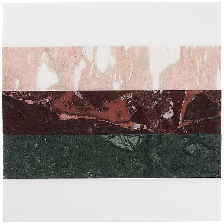 Arc Linear Passion 12x12 Polished Marble by Elizabeth Sutton