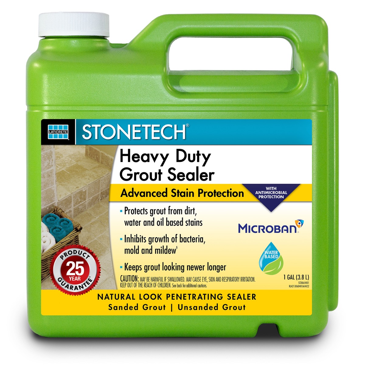Laticrete Heavy Duty Grout Sealer for Natural Stone, Tile, & Grout - Gallon