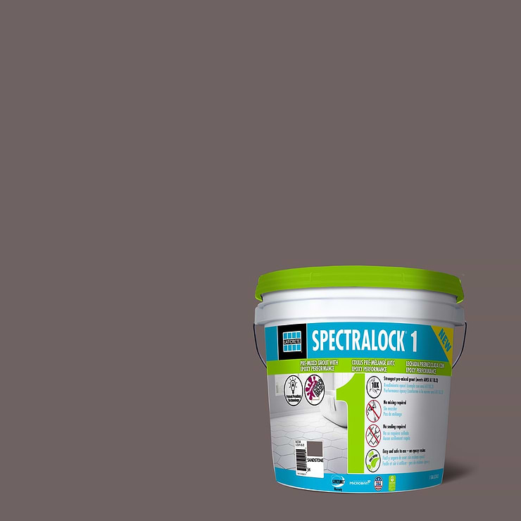 Laticrete  SpectraLock 1 SandStone Grout- Gallon; in Gray Grout; released 2023; new, trends