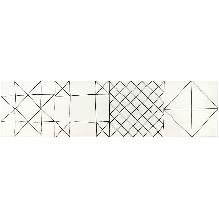 Dexter Natural White 9x34 Matte Porcelain Tile