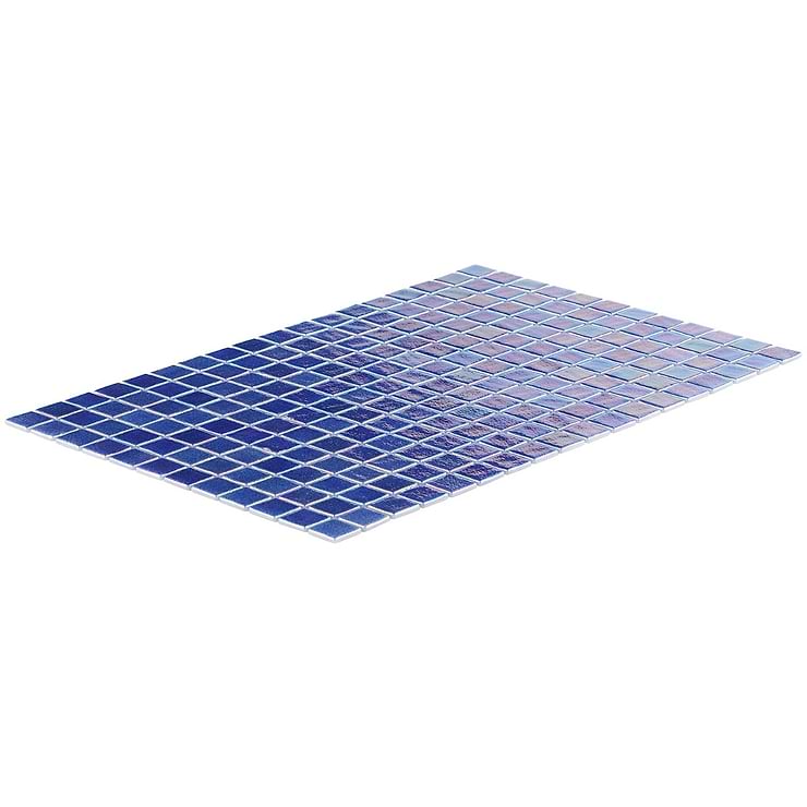 Swim Blue Lagoon 1x1 Glass Polished Mosaic Tile