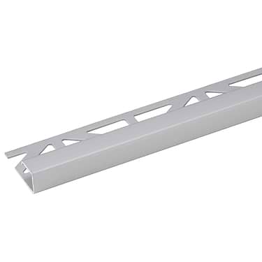 Essential Anodized Aluminum Polished Silver 9/32" Square Shape Tile Cubline Trim