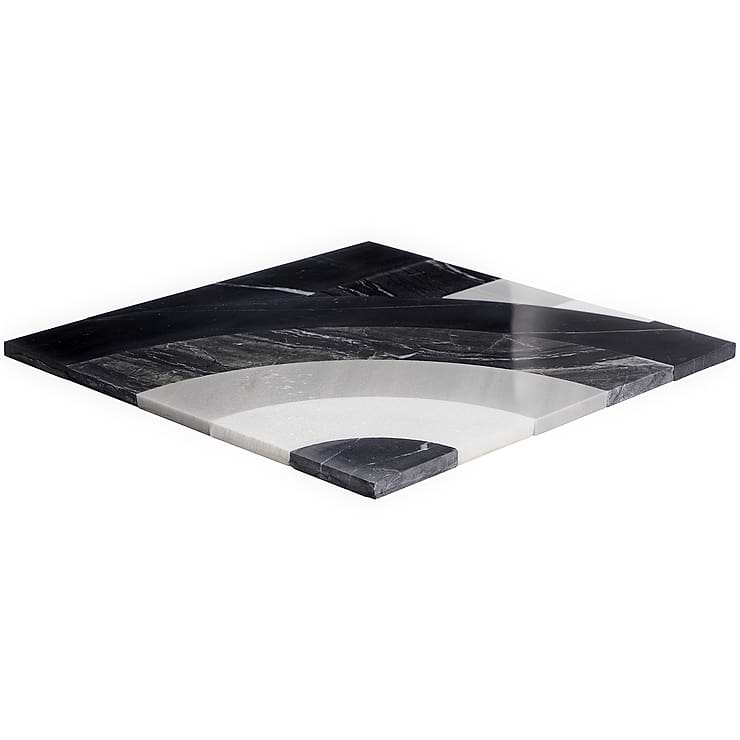 Arc Night 12x12 Polished Marble By Elizabeth Sutton: Pattern 35