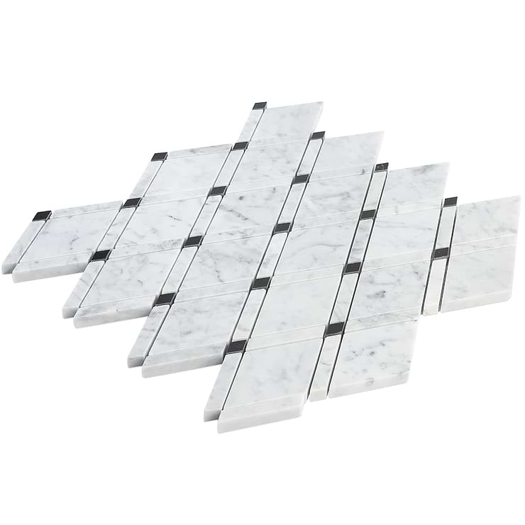 Imperial Pavo Blend Marble Tile 