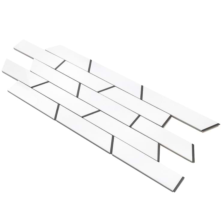 Matrix Trapezoid Porclain and Steel Tile