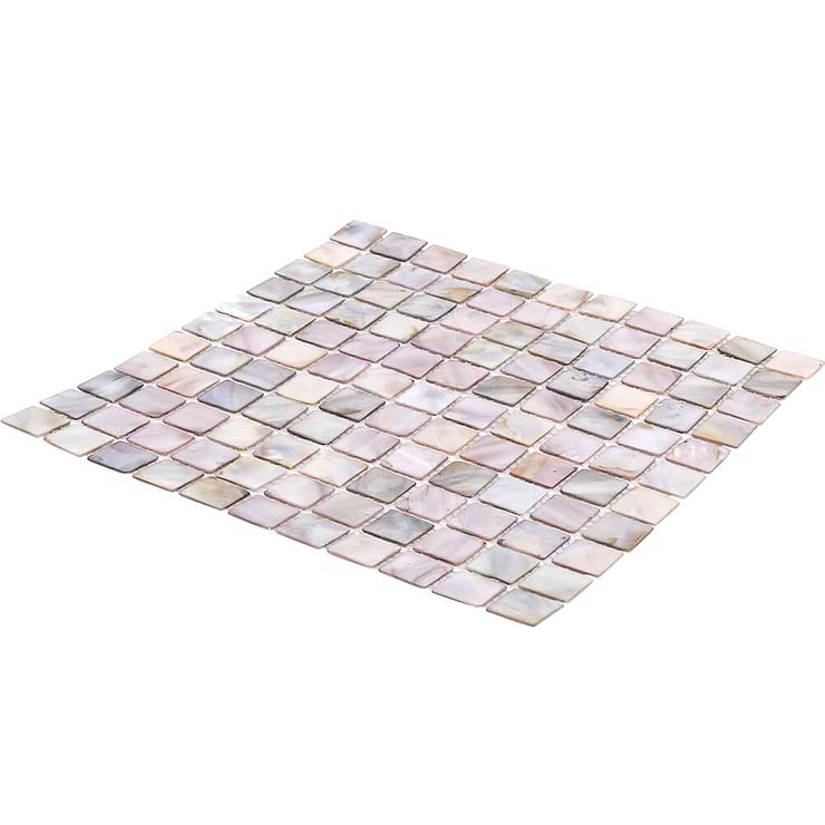 Mother Of Pearl Silver Tile