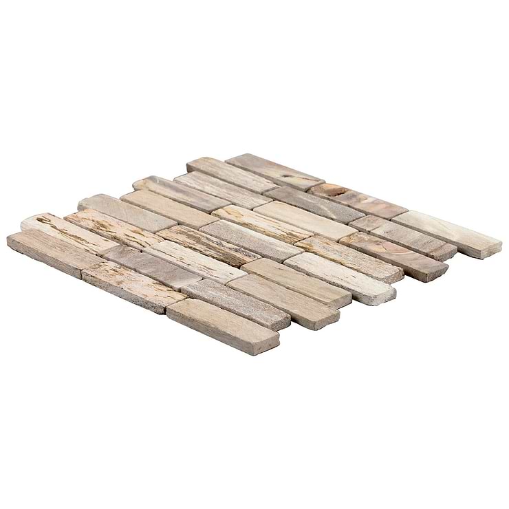 Fossil Brick 1x4 Petrified Stone Mosaic