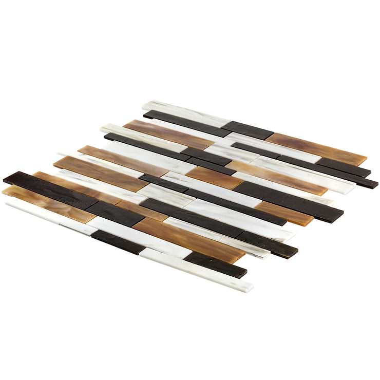 Matchstix Meadowlark Stained Glass Mosaic Tile