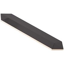 Kent Antracite Dark Gray 3x12 Contour 3D Picket Polished Ceramic Wall Tile