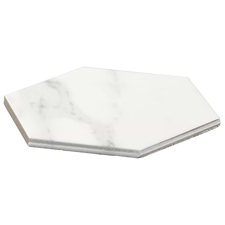 Amalfi Statuario 6” Hexagon Matte Porcelain Tile