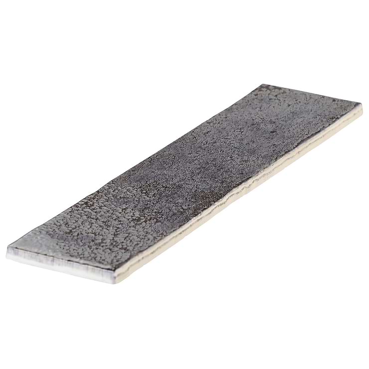Kalay Antracite Gray 3x12 Glossy Ceramic Wall Tile