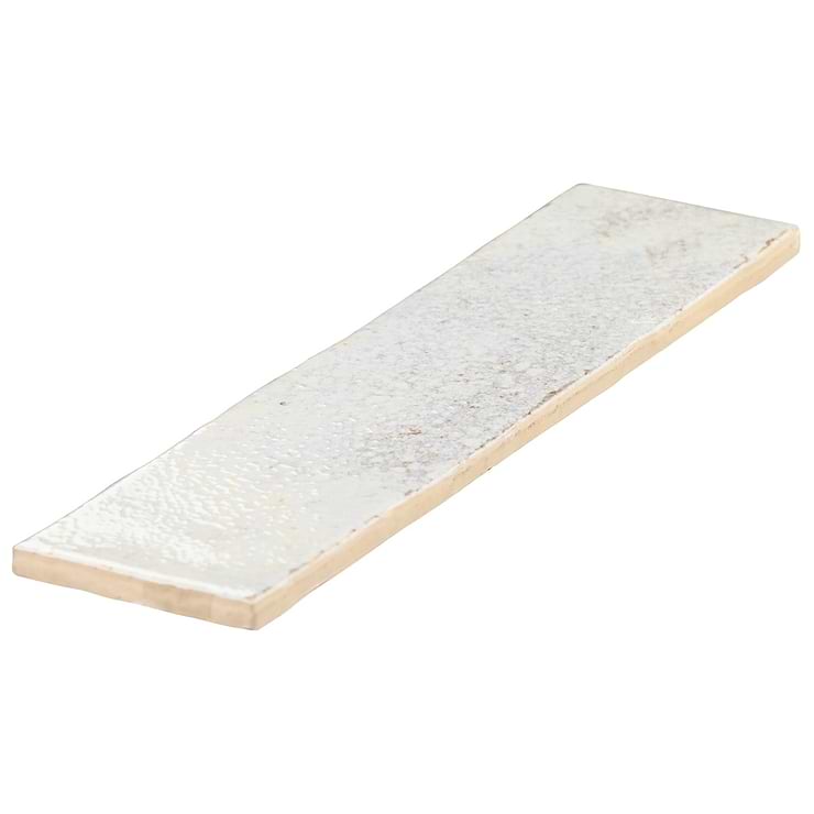 Kalay White 3x12 Glossy Ceramic Wall Tile