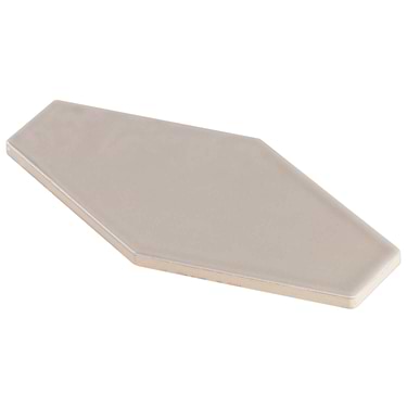 Manchester Taupe Beige 4x8 Hexagon Glazed Ceramic Tile