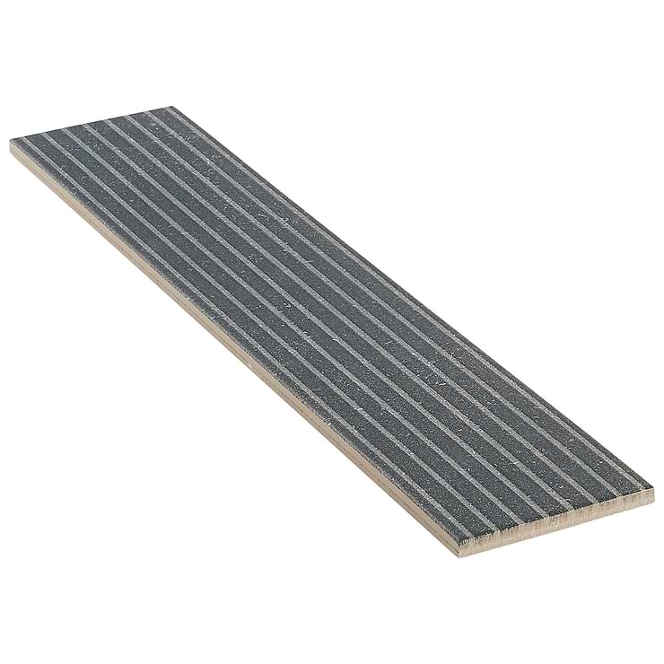 Texstone Deco Antracita Dark Gray 4x19 Matte Porcelain Subway Tile