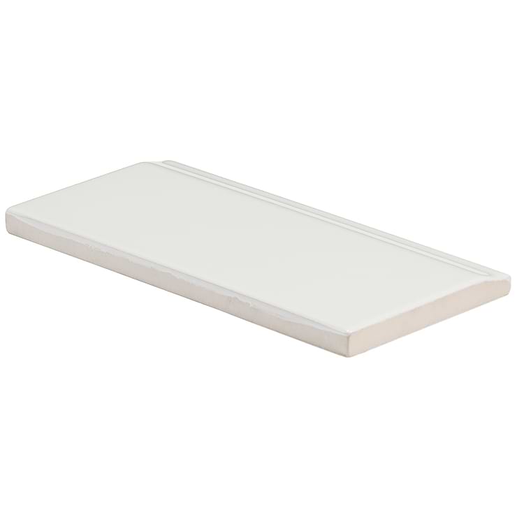 Vivir Panna 4x8 Polished Ceramic Base Molding 
