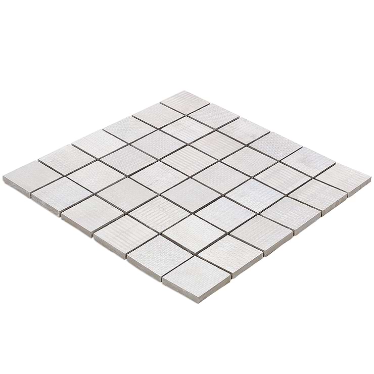 Organic Rug 2x2 Ice Mosaic Porcleain Tile