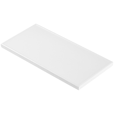 Maddox Frame White 4X8 Matte Ceramic Subway Tile by Stacy Garcia