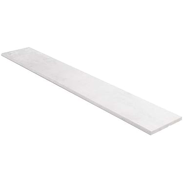 Holland  Blanc Light Gray 4x24 Matte Porcelain Bullnose