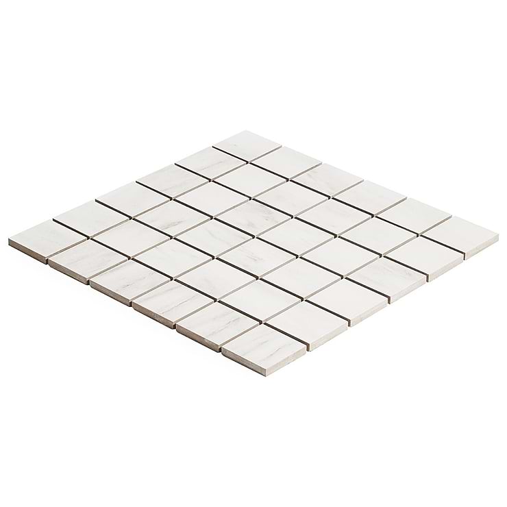 DreamStone Dolomite Snow 2x2 Matte Porcelain Mosaic