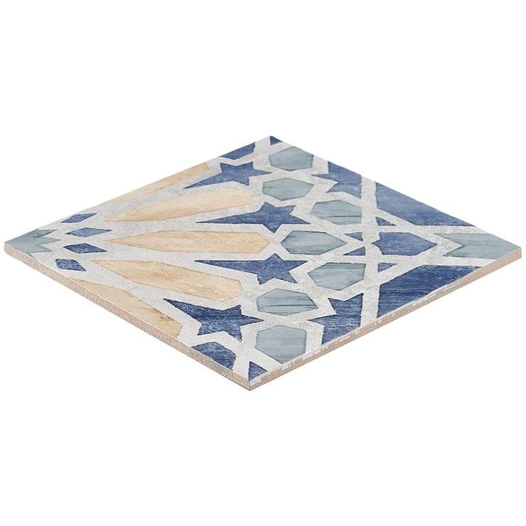 Alesso Deco Marla Multicolor 8x8 Matte Porcelain Tile