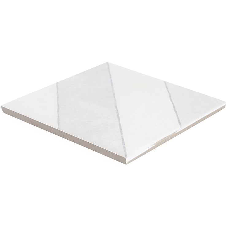 Auteur Diagonals Ash 9x9 Porcelain Tile 