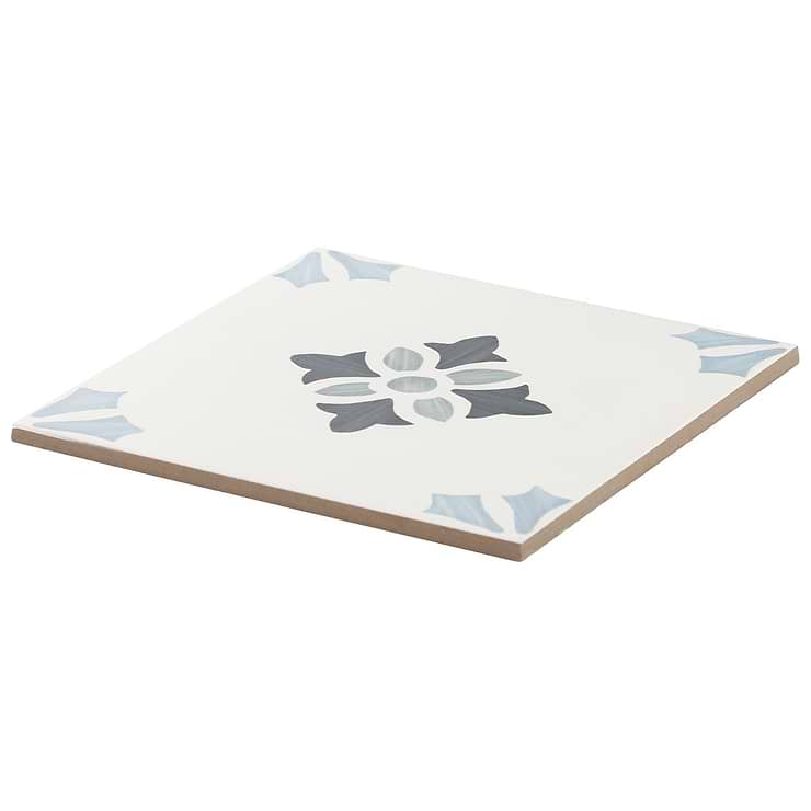 Lapaz Poppy Blue Green 9x9 Matte Porcelain Tile