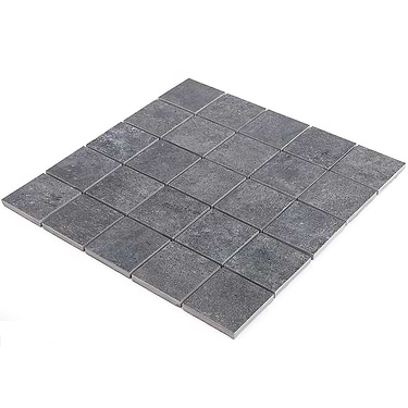 Marbella Smoky Gray 2x2 Matte Porcelain Mosaic