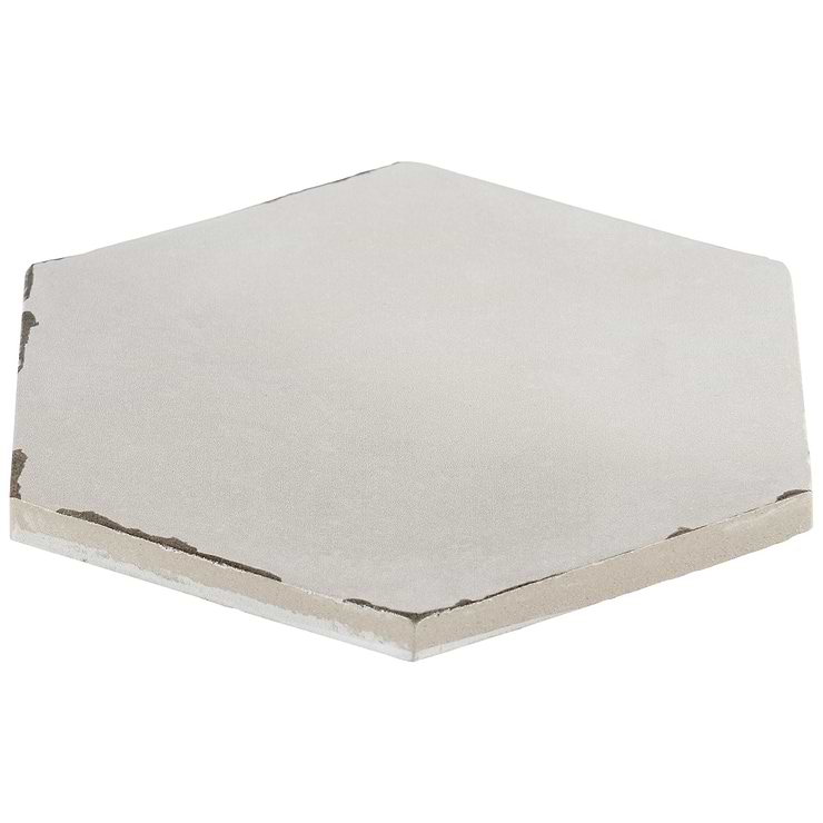 Sasha Hex Tiberio Taupe 6 " Matte Porcelain Hexagon Tile
