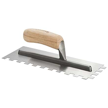 Ultralight Traditional Wood 1/2" x 1/2" Square Notched Trowel
