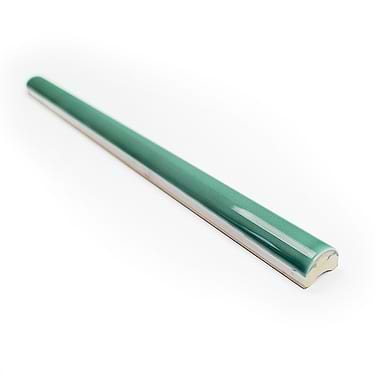 Lancaster Bristol Open Seas Green 1x12 Polished Ceramic Pencil Liner