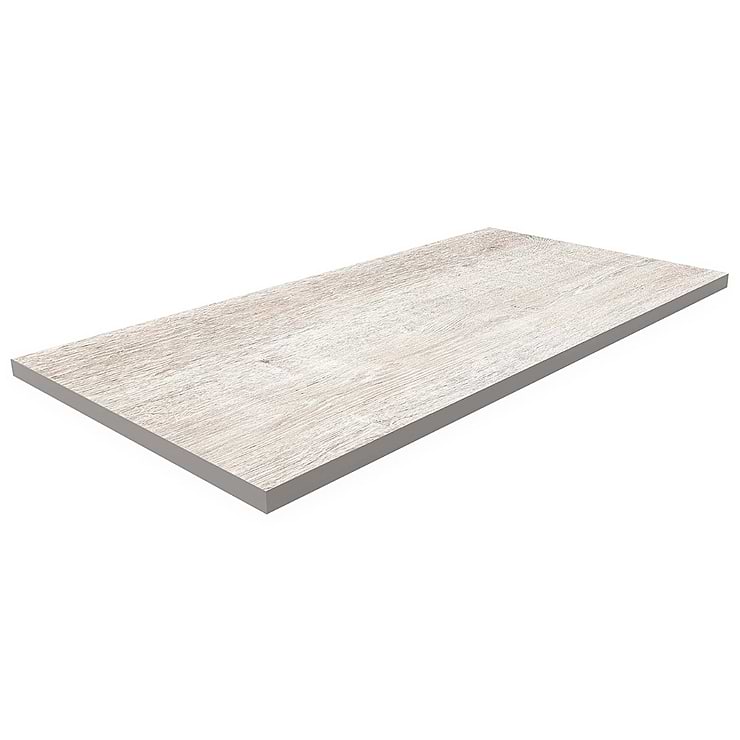 Hurst Grove Bianco 16x32 Textured Porcelain Wood Look Outdoor Paver