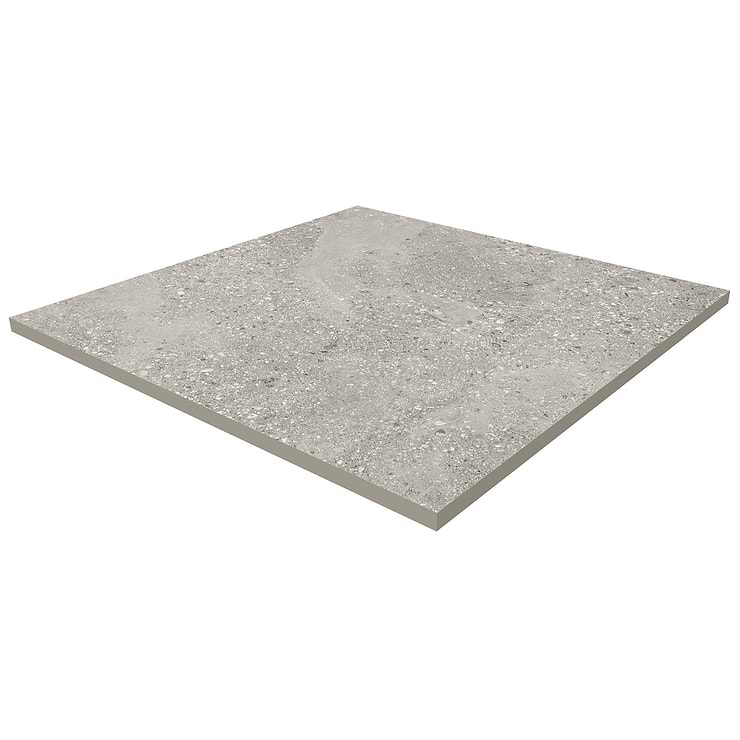 Massif Gray 24x24 Terrazzo Look Textured Porcelain 2CM Paver
