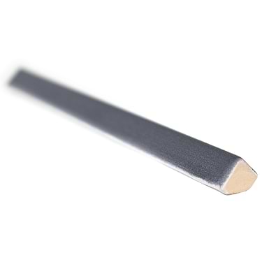 Born Charcoal Gray .5x5 L-Shape Quarter Round Matte Ceramic Pencil