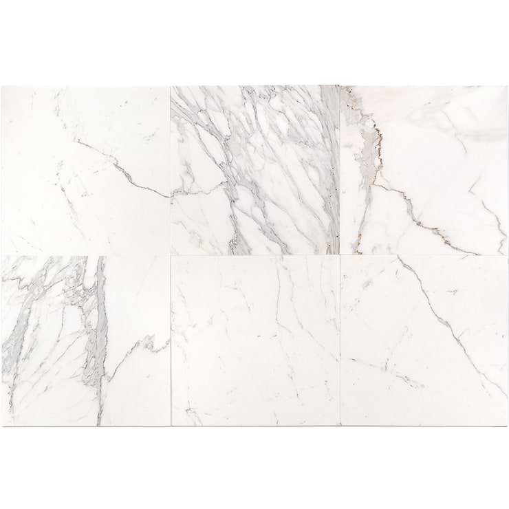 Calacatta Oro 18x18 Polished Marble Tile 