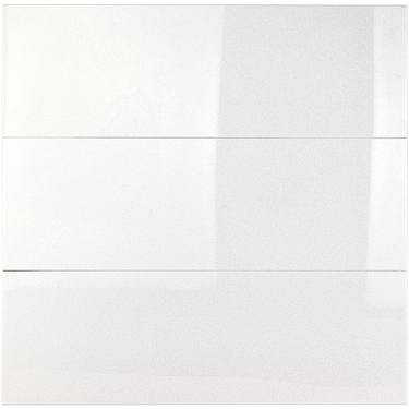 Nanoglass White 6x18 Polished Glass Subway Tile