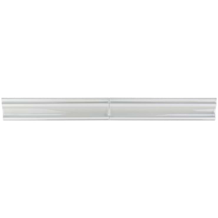 Seaport Chameleon 2x10 Polished Ceramic Chair Rail Liner