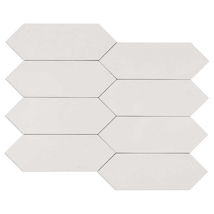 Aliante White 4x12 Porcelain Tile 