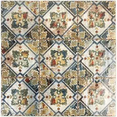 Dunmore by Angela Harris Micheli Decor 8x8 Polished Ceramic Wall Tile by Angela Harris  - Sample