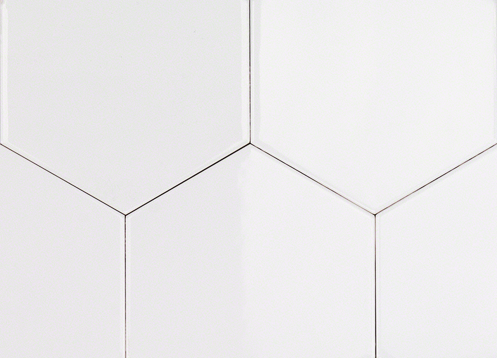 Exagoni Puro Blanco Brillo Hexagon Ceramic Tile