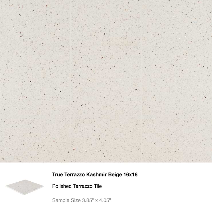 Top Selling Light Color Real Terrazzo Tiles Sample Bundle (5)
