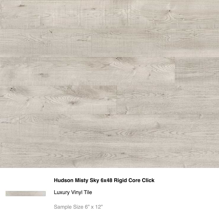 Top Selling Cool Gray Luxury Vinyl Flooring Tiles Sample Bundle (5)