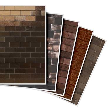 Sample Bundle 5 Best Selling Brown Subway Tiles Sample Bundle