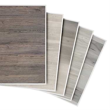 Sample Bundle 5 Best Selling Cool Gray Vinyl Flooring Tiles Sample Bundle