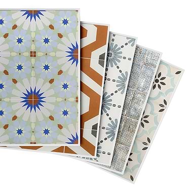 Sample Bundle 5 Best Selling Mediterranean Pattern Tiles Sample Bundle